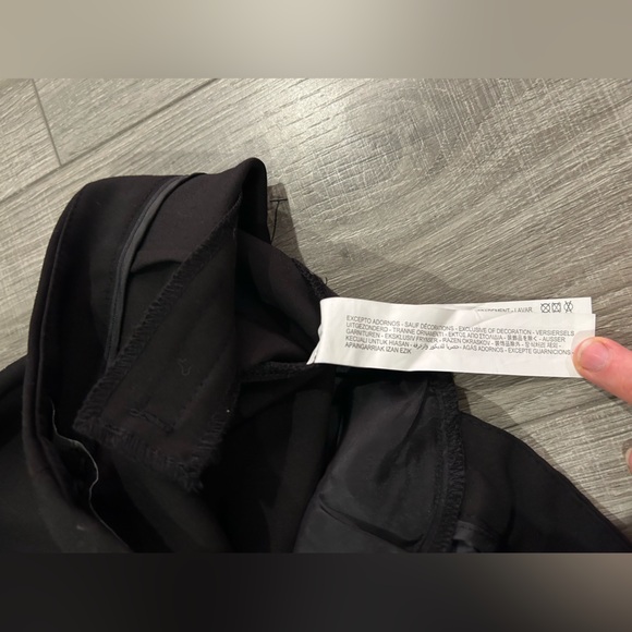 Zara. Black Pants with twist- Size:M - Picture 9 of 10